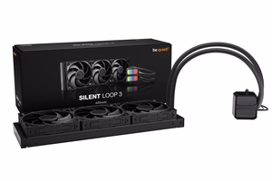 be quiet! Silent Loop 3 420 mm procesoriaus viskas viename skystas aušintuvas 14 cm juodas 1 vnt.