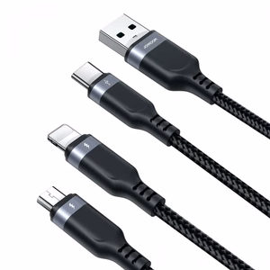 USB laidas Joyroom 3in1 / S-1T3018A18 juodas 120cm