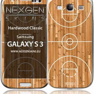 Nexgen „Hardwood Classic 3D“ dekoratyvinių lipdukų komplektas, skirtas Samsung Galaxy S3