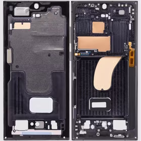 Vidurinis rėmelis Samsung S918 S23 Ultra Fantominis juodas (raudonas) (Grafitinė)