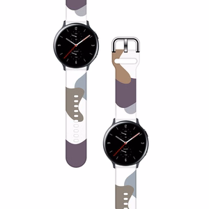 Dirželis Moro Samsung Galaxy Watch 40 / 41 / 42 / 43 / 44 mm silikoninė apyrankė laikrodžiui - raštas 9