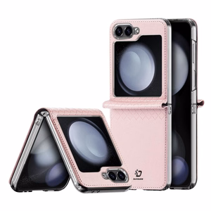 Dėklas Dux Ducis Bril Samsung F741 Z Flip6/F761 Z Flip7 FE rožinis