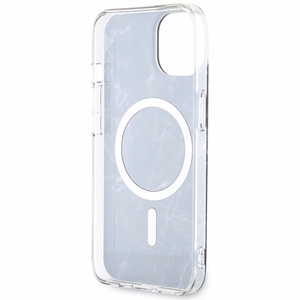 Guess GUHMP14SPCUMAK iPhone 14 6.1" juodas/juodas kietas dėklas Marble Magnetinis