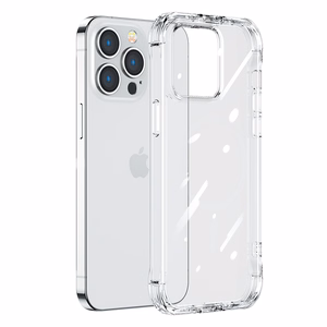 Joyroom Defender serijos dėklas iPhone 14 Pro šarvuotas kablio dėklas su stovu skaidrus (JR-14H2)