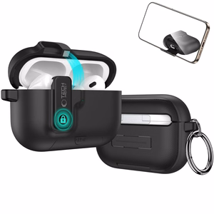 Tech-Protect Slim Hook dėklas AirPods Pro 3 juodas