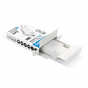 EVERACTIVE GaN tinklo įkroviklis 1× USB-C, 1× USB Quick Charge 3.0 45 W PD, baltas