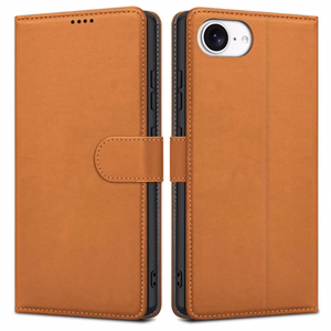 Dėklas Fancy Wallet Samsung A576 A57 5G rudas