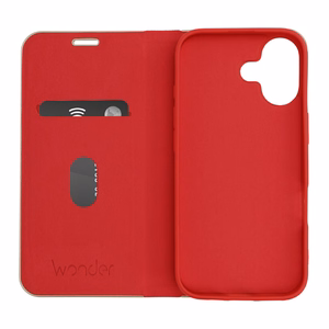 Wonder Frame dėklas Iphone 17 raudonas