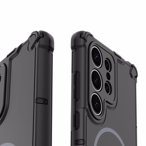 Defender 2in1 Mag dėklas for Samsung Galaxy S25 Ultra juodas