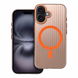 Dėklas telefonui SIMPLY suderinamas su MagSafe iPhone 16 titanium desert