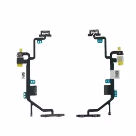 Lanksčioji jungtis skirta iPhone 8/SE 2020 on/off, garso kontrolės, blykstės ir mikrofono originali (used Grade A)