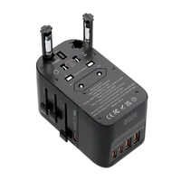 Blitzwolf BW-TA2 5-in-1 kelionių adapteris 2xUSB PD + 2xC QC + C GaN 100W