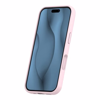 Silicone Thin Mag case for iPhone 17 6,3" light pink