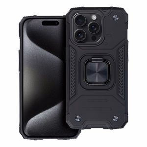 NITRO dėklas telefonui IPHONE 15 Pro juodas
