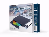 Gembird DVD-USB-031 Išorinis USB DVD įrenginys, juodas
