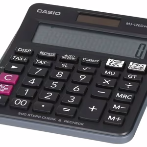 Casio MJ-120D Plus skaičiuotuvas Desktopas Pagrindinis skaičiuotuvas Juoda