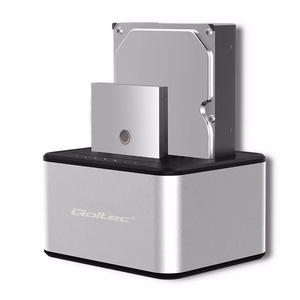 Qoltec 5316 HDD/SSD Doko Stotis 2x 2.5"/3.5" SATA USB 3.0 Klonavimas