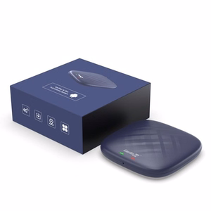 CARLINKIT belaidis AI Box adapteris su Android 13 – 8GB+128GB, skirtas originaliam automobilio radijui su CarPlay, mėlynas