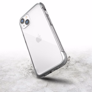 Raptic X-Doria Air dėklas telefonui iPhone 14 Plus šarvuotas sidabrinis