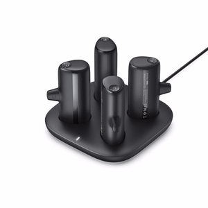 4 Veger W007CK 5000mAh išorinių baterijų rinkinys (2x Lightning + 2x USB-C) su įkrovimo stotele - juoda