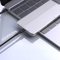 Dudao L9C 65W USB-C - USB-C kabelis 2m - juodas