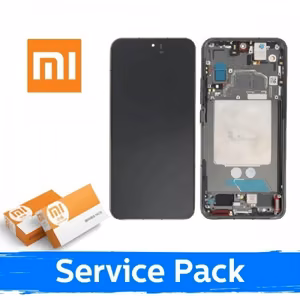 LCD ekranas suderinamas su Xiaomi 13 su rėmeliu / Flora Green / (Service Pack)