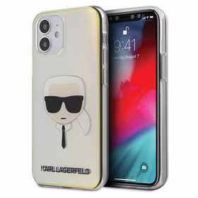 Karl Lagerfeld įvairiaspalvis Karl's Head dėklas telefonui iPhone 12 mini