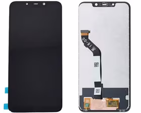 Ekranas Xiaomi F1 Pocophone su lietimui jautriu stikliuku Black HQ
