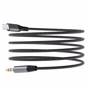 Audio kabelis Dudao L11ProT USB-C to 3.5mm 1.0m juodas
