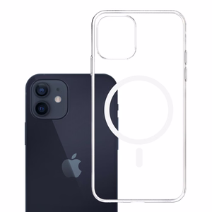 3mk permatomas magnetinis dėklas telefonui Apple iPhone 12/12 Pro