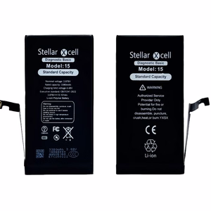 Akumuliatorius StellarXcell Diagnostic Apple iPhone 15 3349mAh (standartinė talpa + aukštos kokybės BMS kopija)