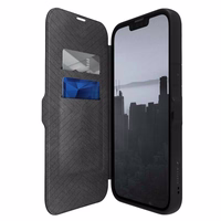 Raptic X-Doria Urban Folio dėklas iPhone 14 Plus atveriamas juoda danga