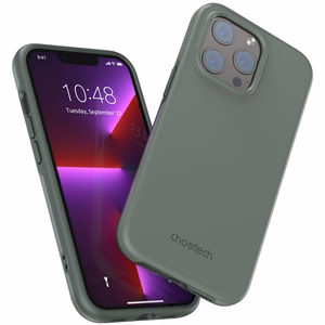 Dėklas telefonui iPhone 13 Pro – atsparus kritimui, skirtas MagSafe, juodas (PC0113-MFM-GN)