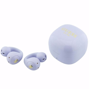 Belaidės ausinės OWS Guess Mini Classic, violetinės