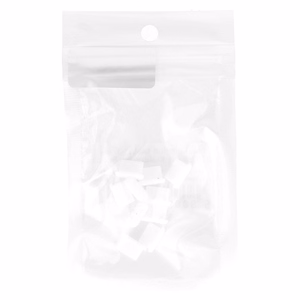 Silikoninis dulkių kamštelis Type-C baltas - 10 vnt.