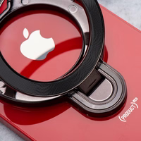 Telefonų stovas CIRCLE - klijuojamas - juodas