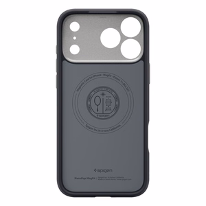Spigen Nano Pop Magnetinis dėklas telefonui iPhone 17 Pro Max - juoda