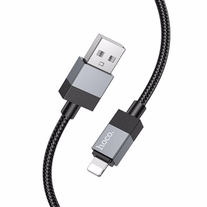 Kabelis USB A į Lightning Hoco 2,4A 1 m X110 juodas