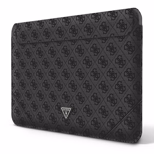 Guess 4G Uptown Triangle Logo dėklas 16" nešiojamam kompiuteriui - juodas
