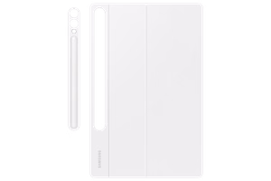 DX825UWE Book Cover Keyboard Samsung Galaxy Tab S10+/S9+/S9 FE+, baltas