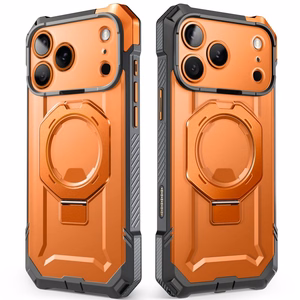 Supcase UB Grip Mag MagSafe dėklas iPhone 18 Pro / 17 Pro – oranžinis