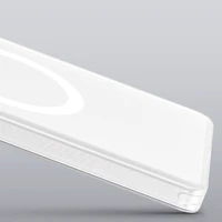 Benks magnetinis Lucid Armor dėklas (0045) Samsung Galaxy S25 Plus Ultra telefonui, baltas