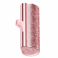 VEGER išorinė baterija 5000 mAh su įmontuotu jungtimi Lightning PD QC3.0 2,4A 12W PlugOn (W0573P) violetinė