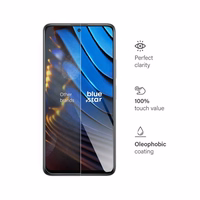 Apsauginis stiklas (m) - mėlynas XIAOMI Poco X3 GT