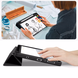 TechProtect SmartCase Pen Case for Samsung Galaxy Tab A9 / A11 8.7 X110 / X115 / X133 / X135 - Black
