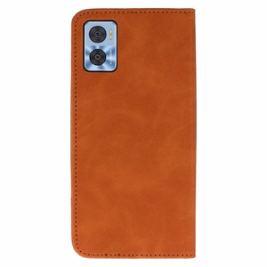 Wonder Prime dėklas telefonui Motorola Moto E22/E22i rudas