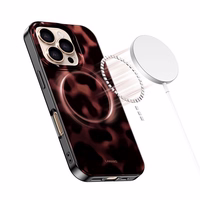 Tech-Protect Lamano Magnetinis dėklas telefonui iPhone 16 Pro - juodas ir raudonas