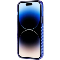 Dėklas telefonui Audi IML Big Logo MagSafe iPhone 14 Pro - mėlynas