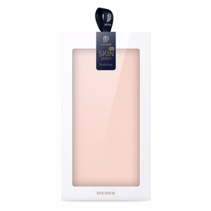 Dux Ducis Skin Pro dėklas telefonui Xiaomi 13 Pro su kortelių laikikliu ir stovu rožinis