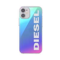 DIESEL Dėklas Snap holografinis su logotipu FW20 12 MINI holografinis/baltas